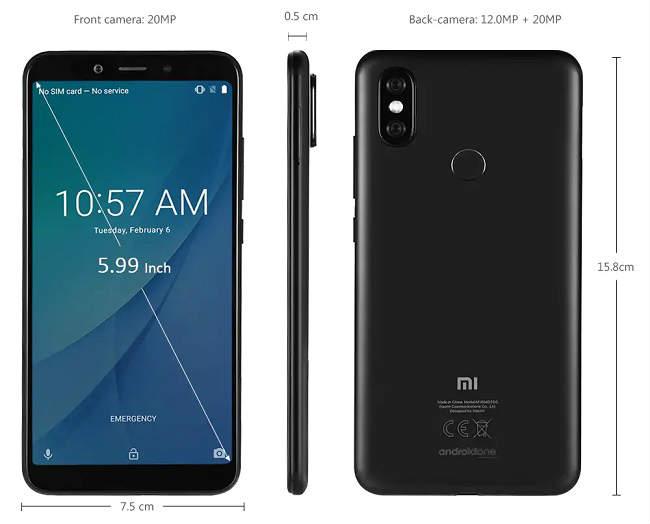 Xiaomi Mi A2 analisis review en español de este móvil con CPU Snapdragon 660 Octa Core a 2.2GHz 4GB RAM 32GB 64GB o 128GB a elegir Android 8.1 cámara doble de 20MP y batería de 3010mAh especificaciones precio y opinión