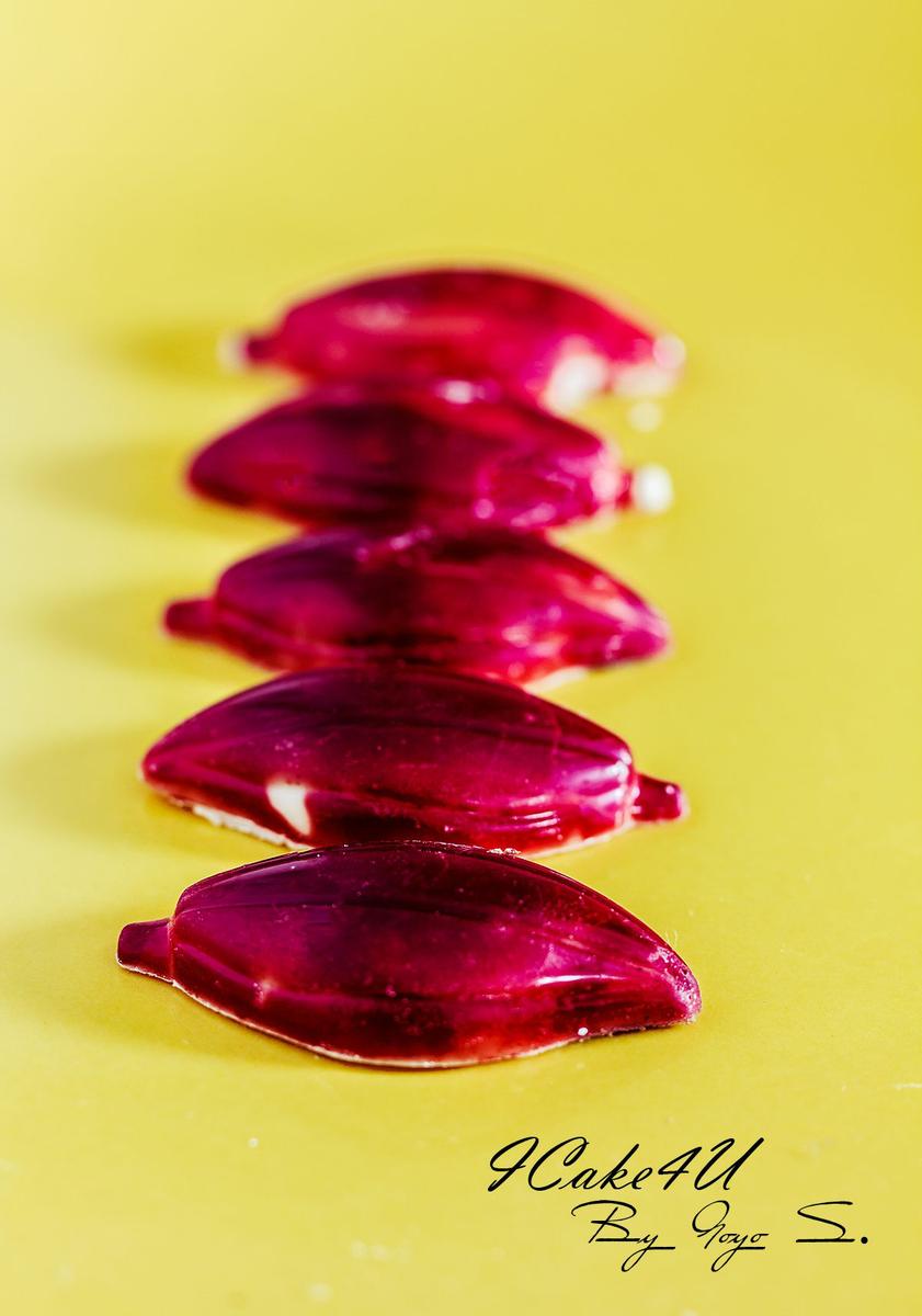 bombones de frambuesa