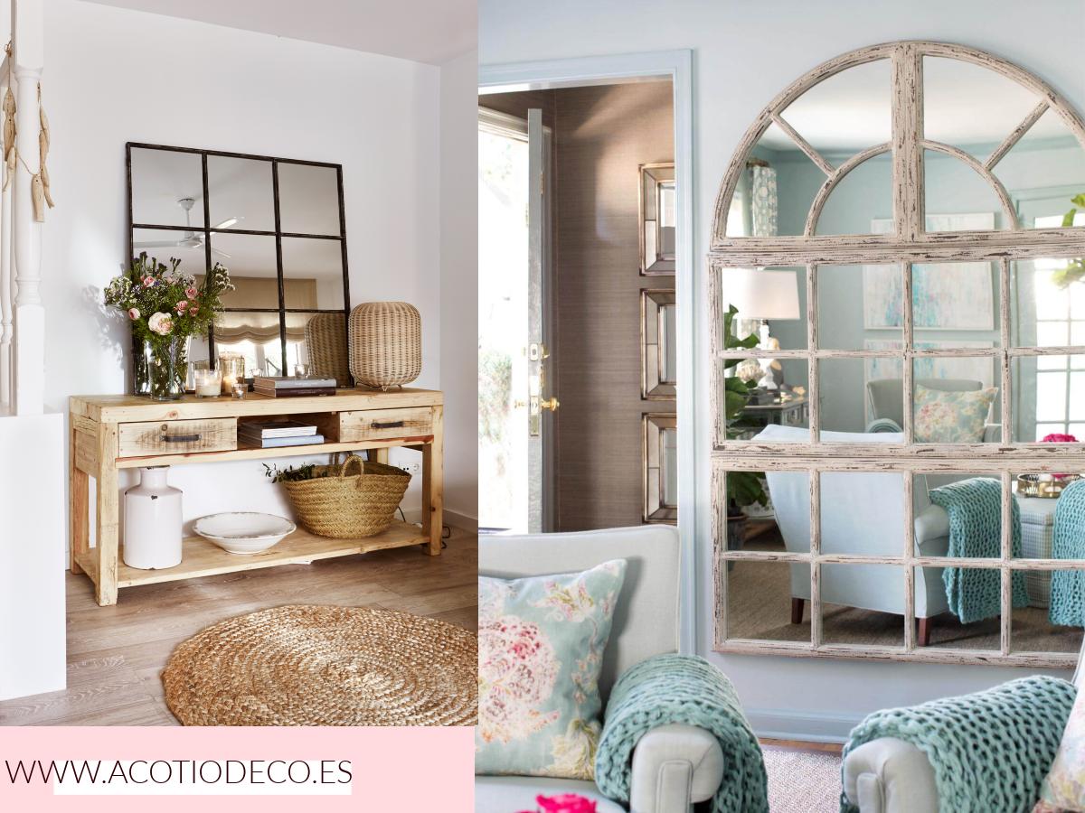 decorar con espejos