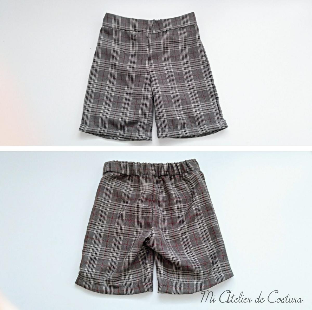 pantalón corto de niño