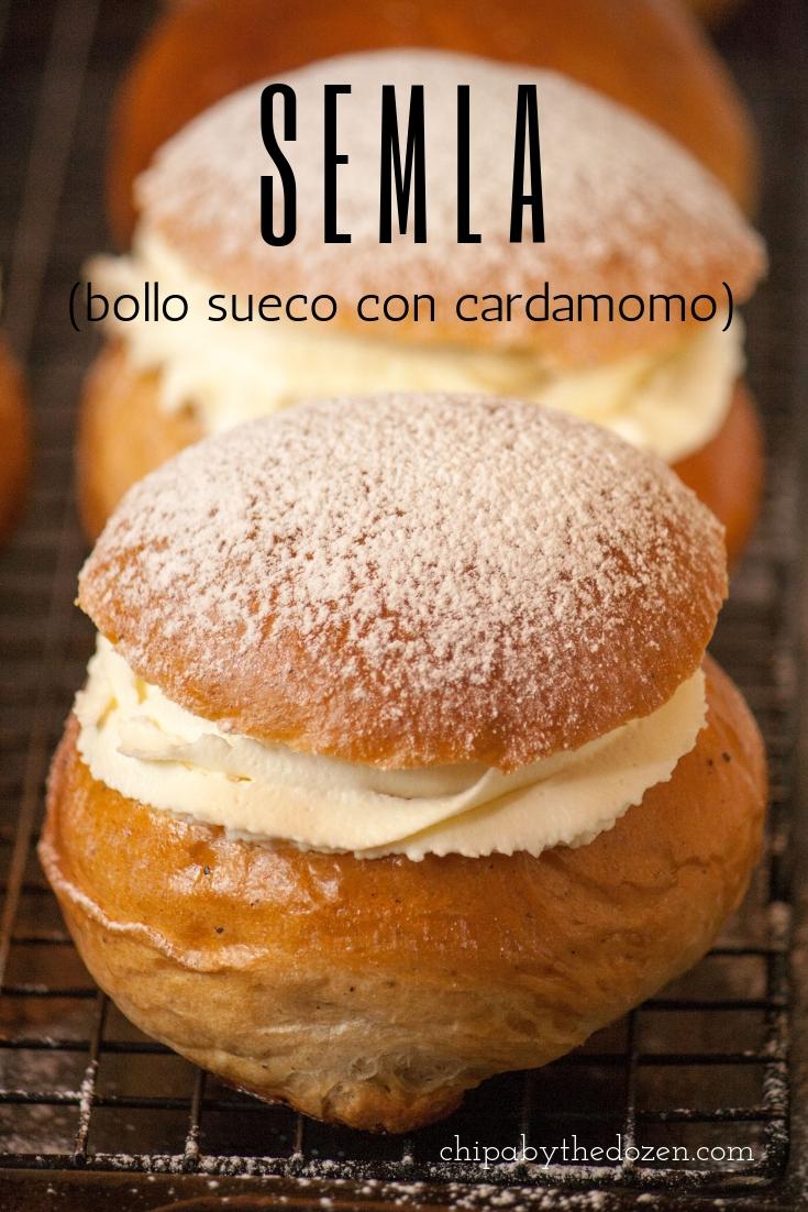 Semla (Bollo Sueco con Cardamomo)