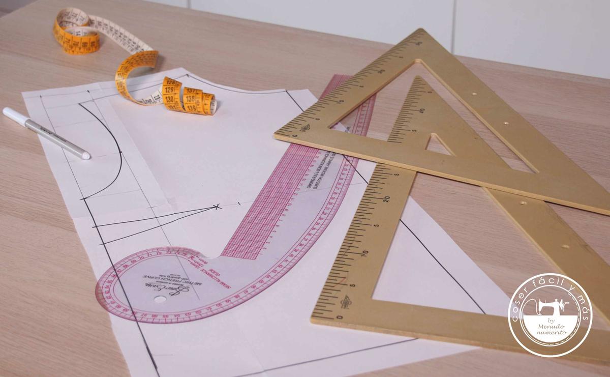 trazar patron blusa básica coser facil menudo numerito blogs de costura