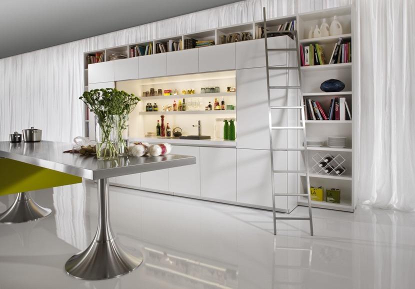 biblioteca en la cocina