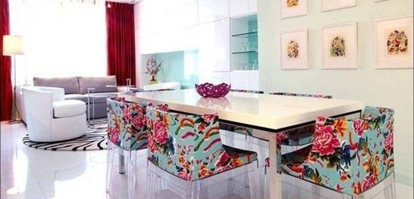 Sillas de estilo floral