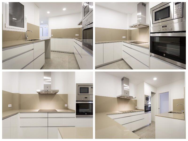 reformas de cocinas blancas