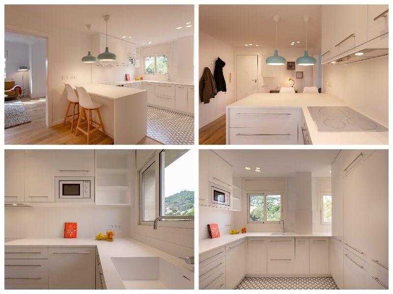 reformas de cocinas blancas