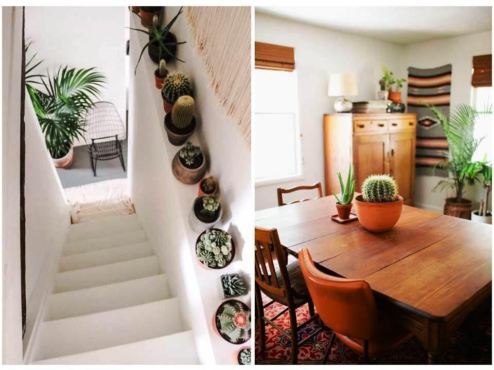 Ideas con cactus para decorar el hogar