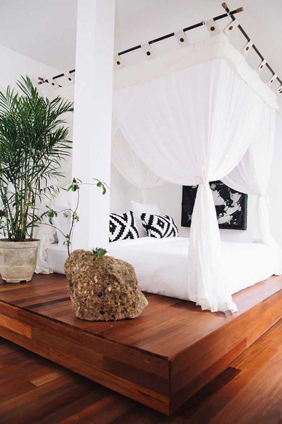 hacer una cama con dosel IV