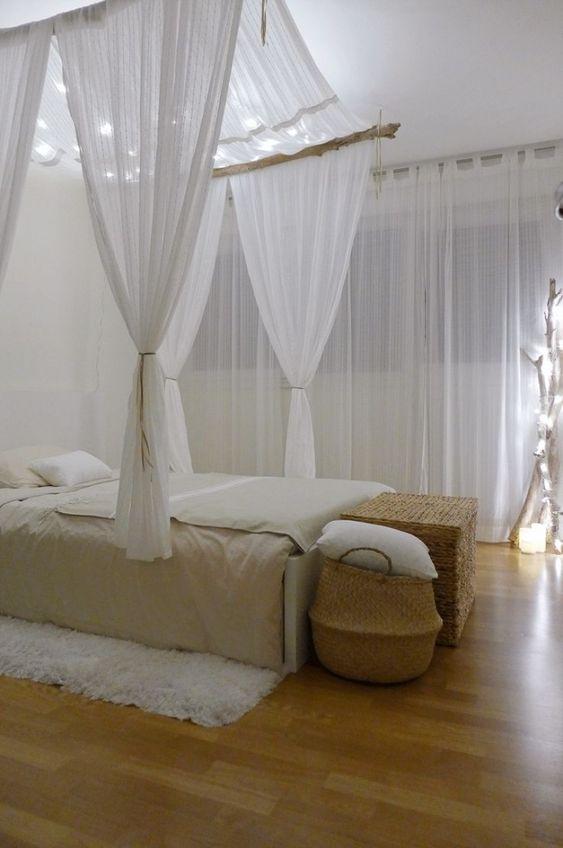 hacer un dosel para la cama V