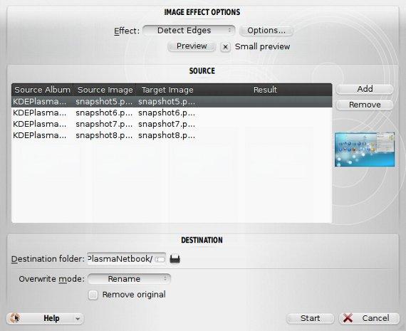 Dos maneras de editar varias fotos con digiKam