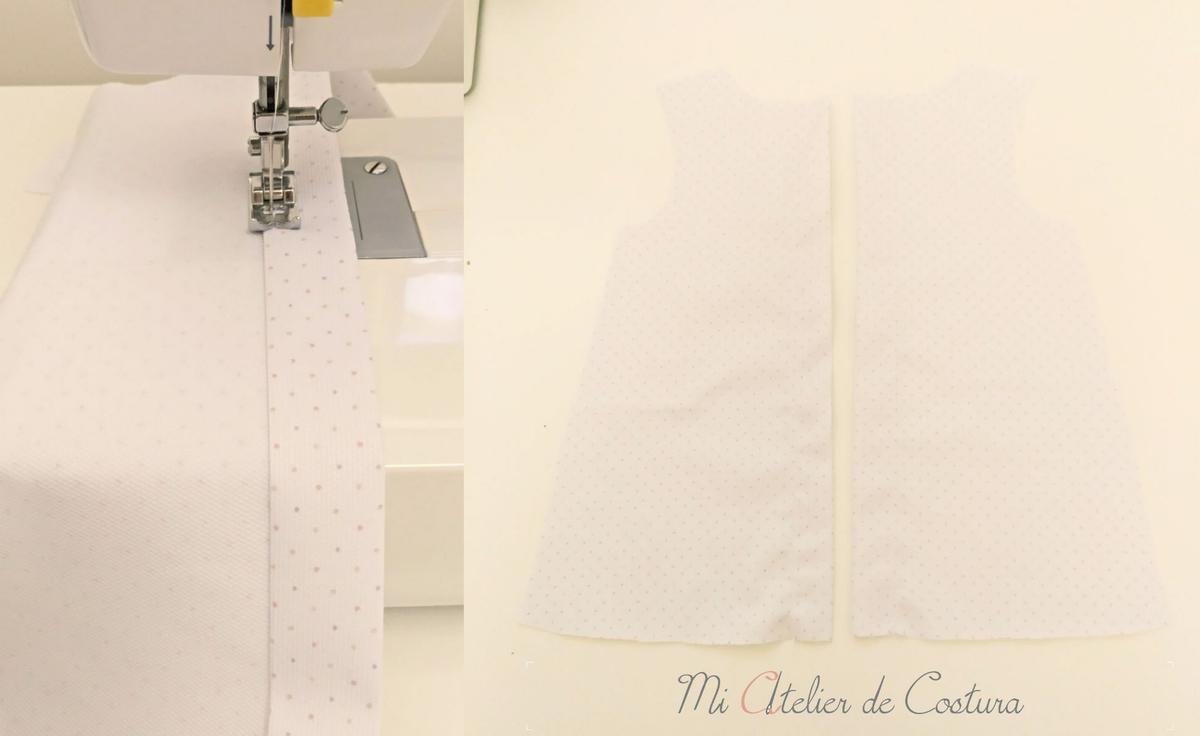 vestido de piqué para bebé