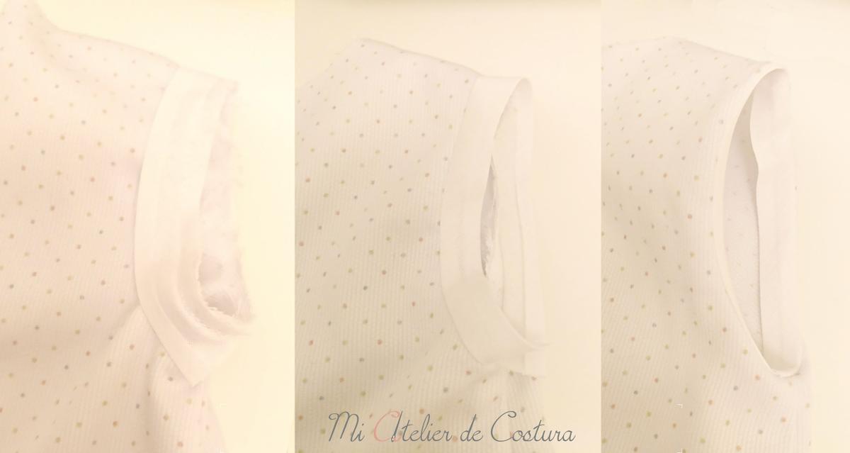 vestido de piqué para bebé