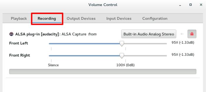 Cómo grabar el sonido del sistema con audio de pulso y audacia en Linux