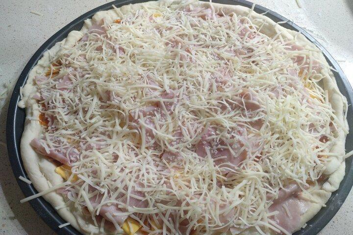 Queso para gratinar en pizza hecha con Mambo