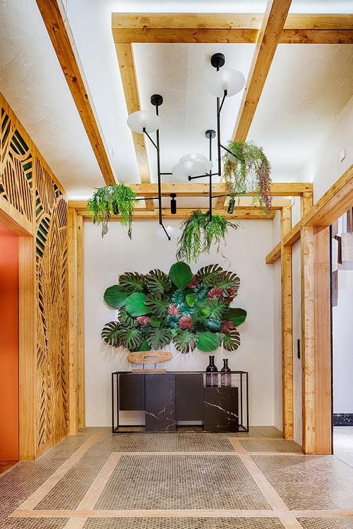 plantas para decorar un recibidor grande