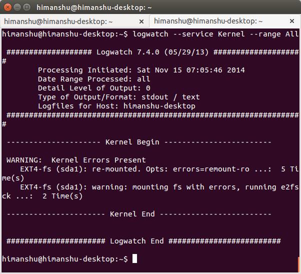 Vigilante de troncos: Potente analizador de registros de sistemas y reportero para Linux