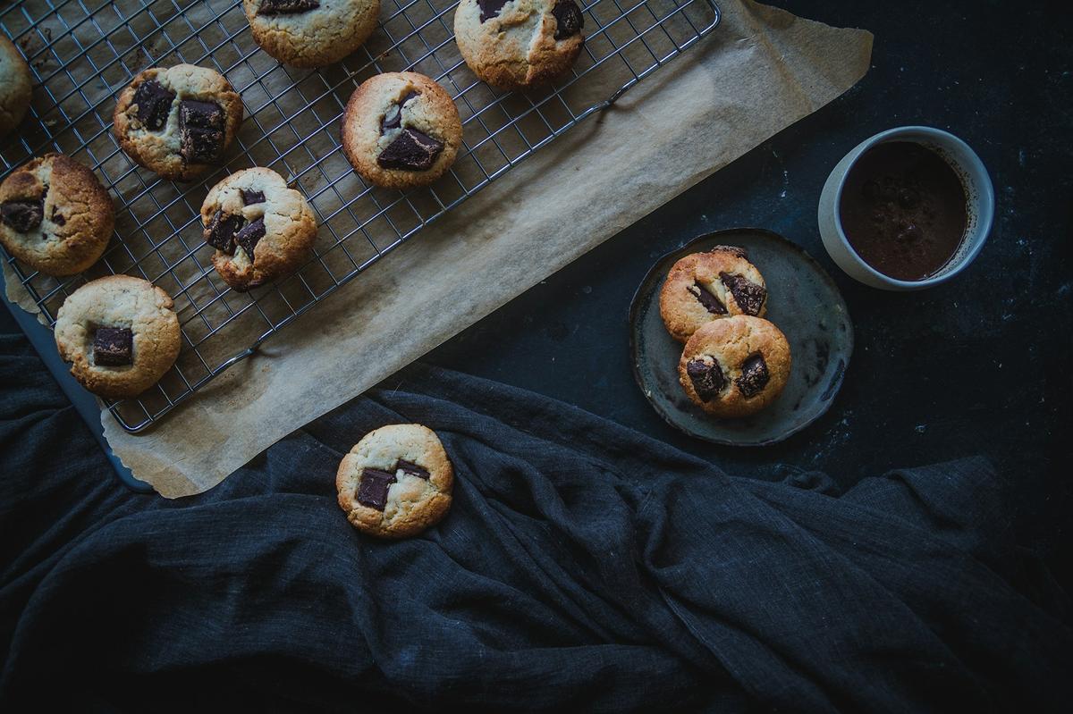 cookies de chocolate sin mantequilla