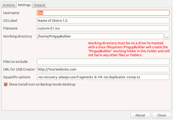 Realice una copia de seguridad o redistribuya su instalación basada en Ubuntu con Pinguy Builder