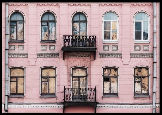 Cuadros en rosa, para aportar un toque ligero de color
