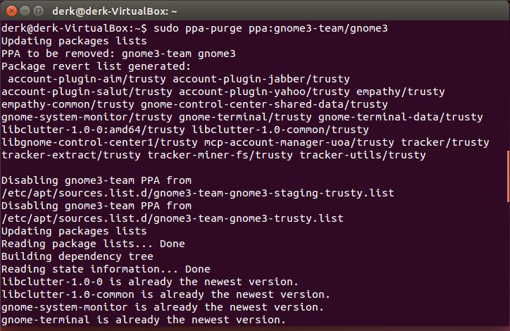 Obtenga la última versión de Gnome en Ubuntu
