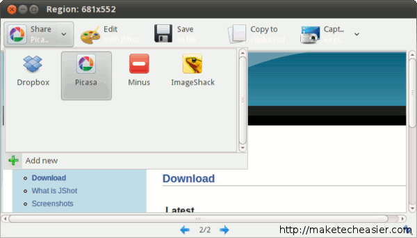 Uso de JShot para todas sus necesidades de captura de pantalla