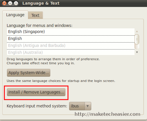 Cómo habilitar la entrada de idiomas extranjeros en Ubuntu