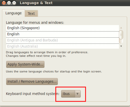 Cómo habilitar la entrada de idiomas extranjeros en Ubuntu