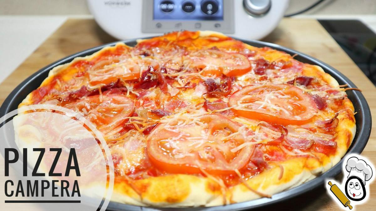 Pizza campera para hacer con Thermomix
