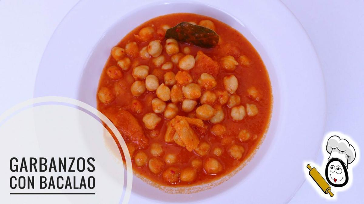 Garbanzos con bacalao en Thermomix