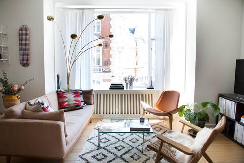 Soluciones para un salón pequeño. La luz natural.