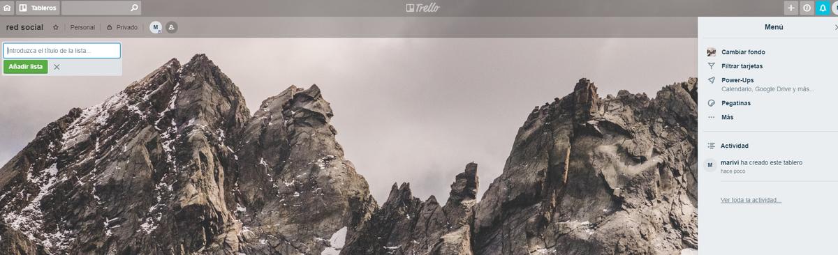 Trello para crear calendario editorial
