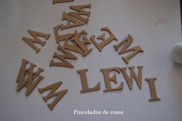 Hoy he llenado mi mesa de letras!!!