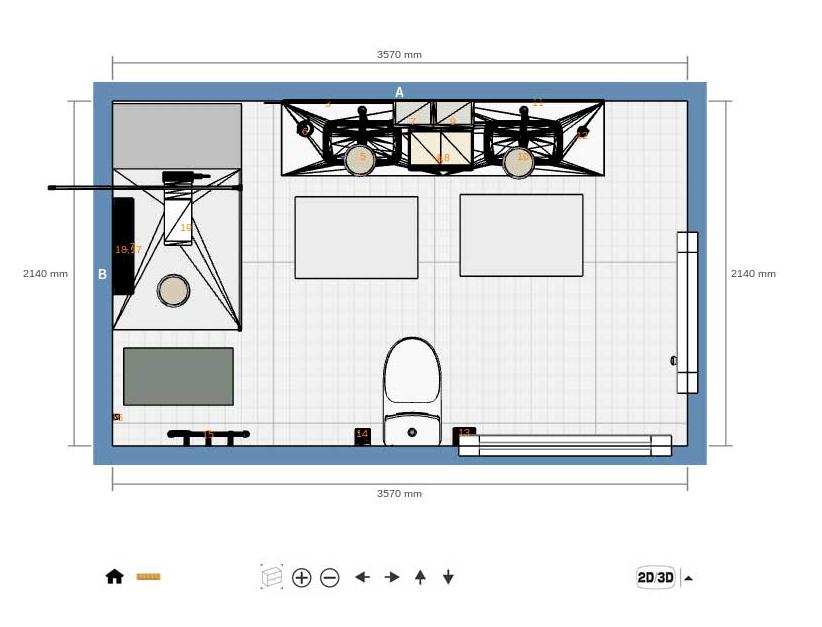 Vista del configurador 3D de Salgar