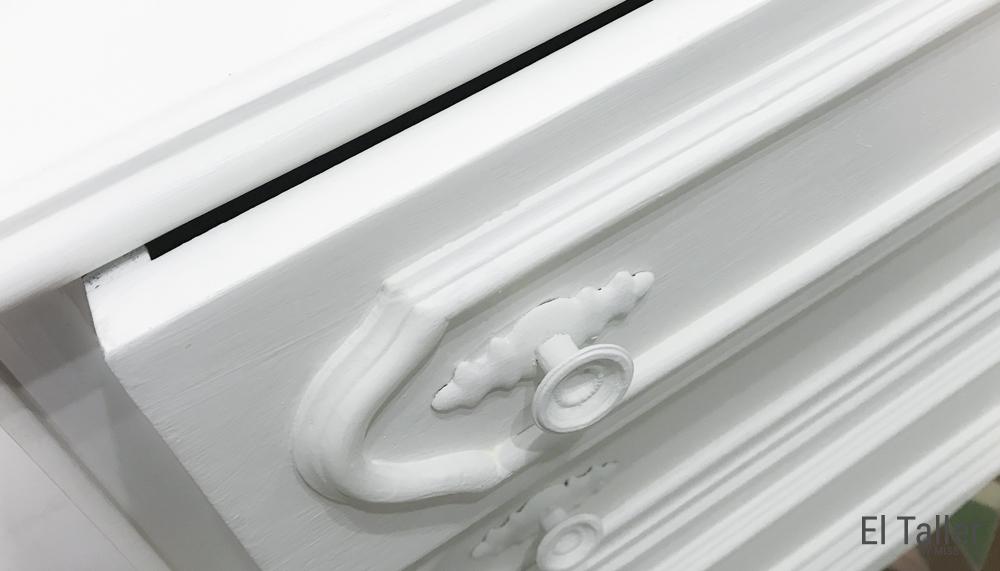 restaurar muebles en blanco con chalk paint