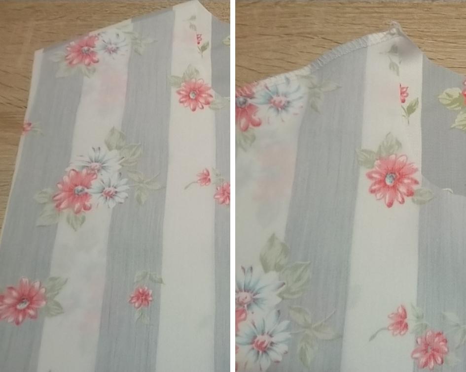 Blusa con volantes en las mangas y puños fruncidos con hilo elástico ¡Con patrones gratis!