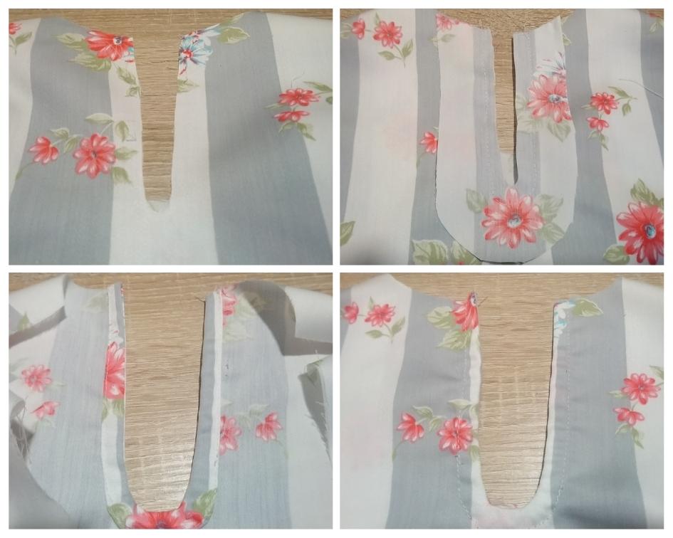 Blusa con volantes en las mangas y puños fruncidos con hilo elástico ¡Con patrones gratis!