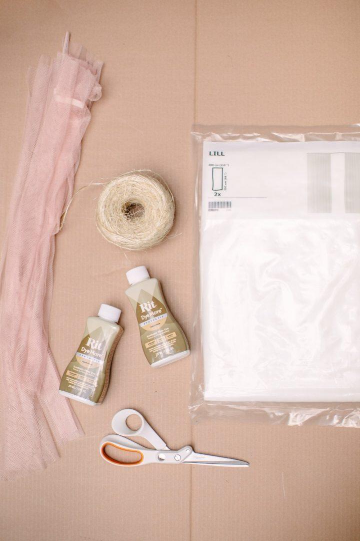 DIY | Tutorial para hacer tu tapiz de tul rosa - El blog de Laucreativa