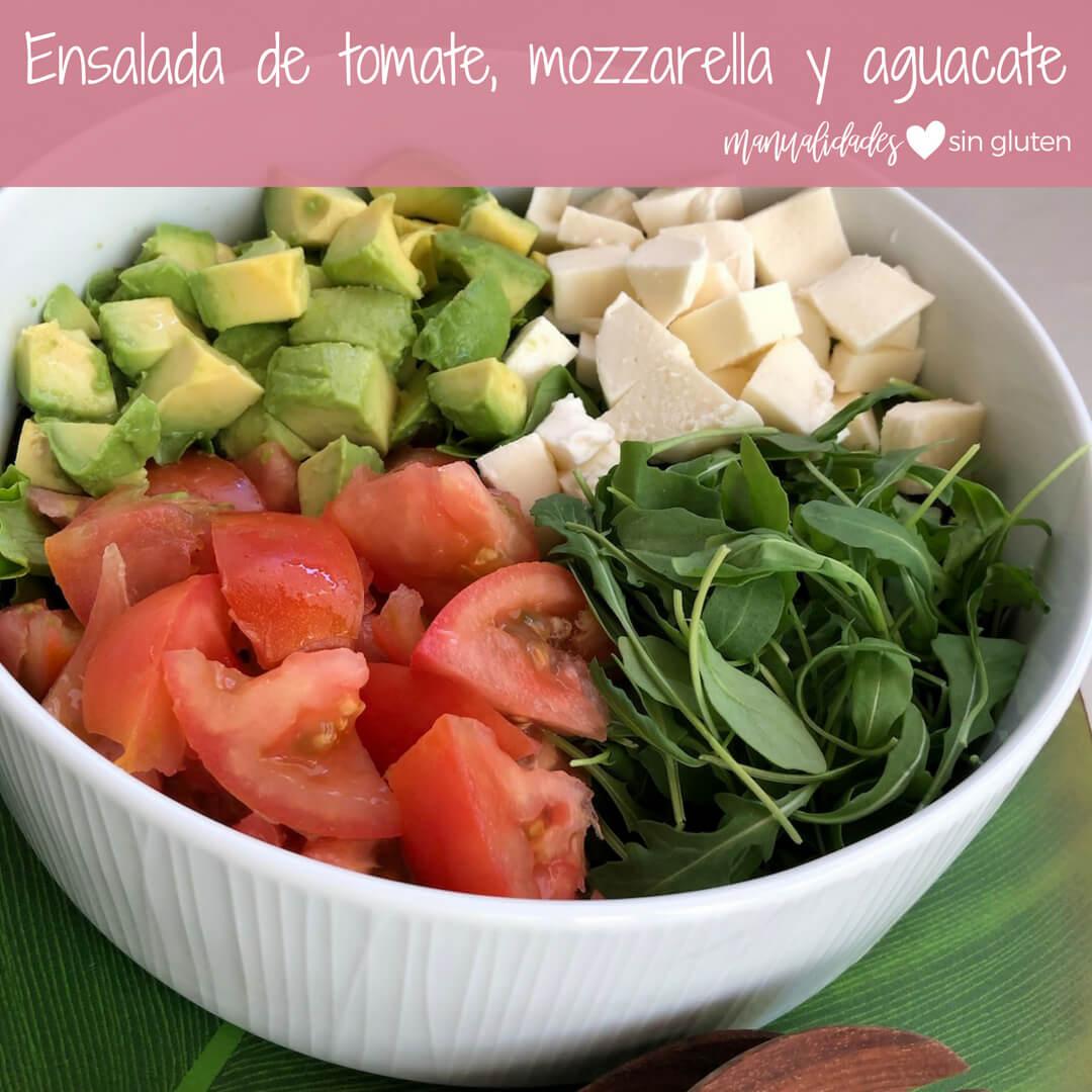 ensalada de tomate aguacate