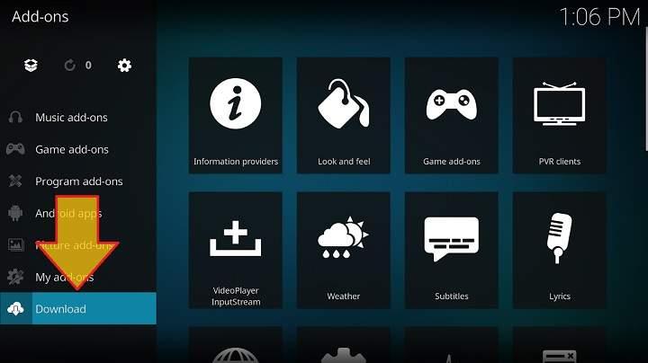 Cómo instalar add-ons en KODI
