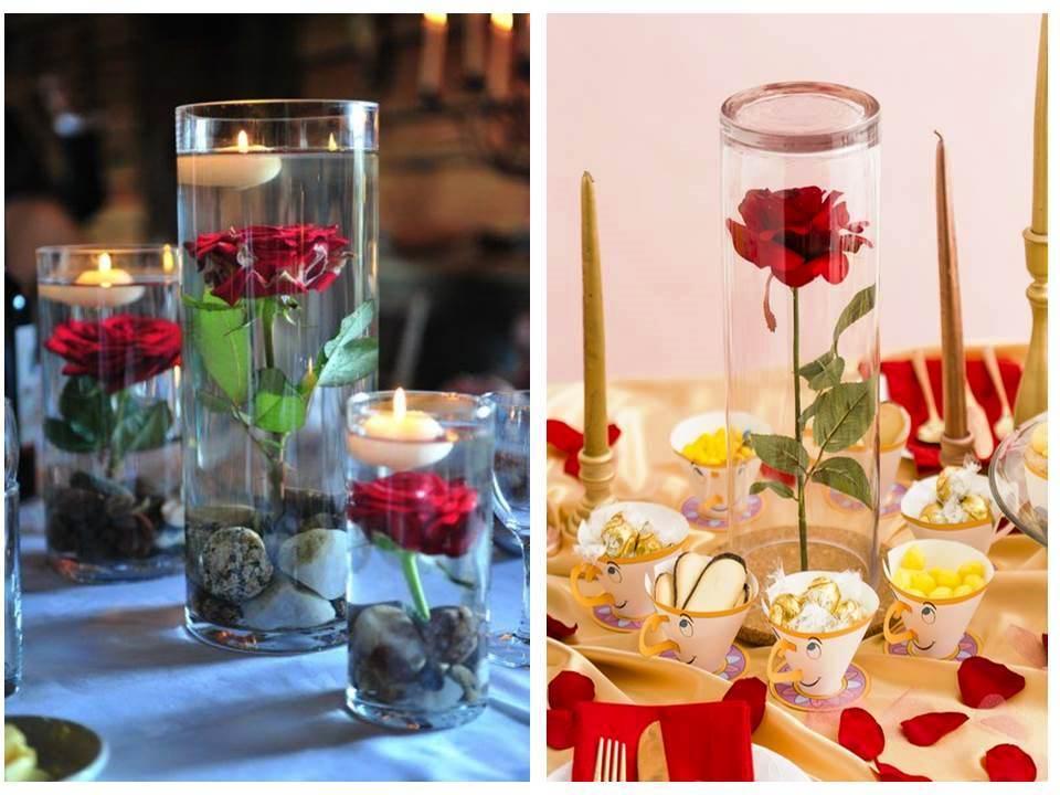 decoracion de la bella y la bestia