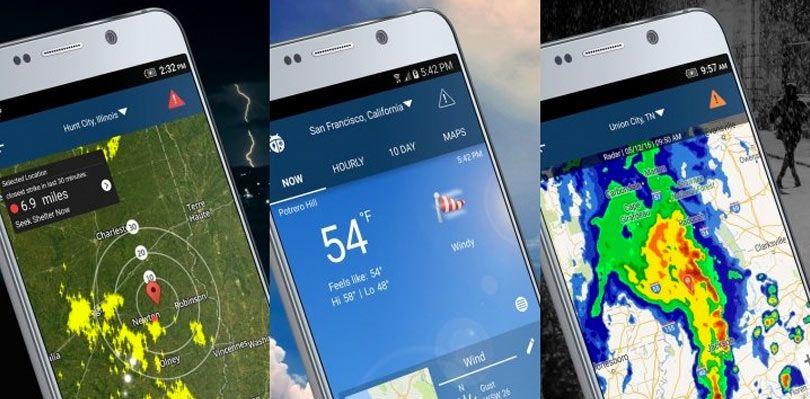 ✅ ¡Alarma de lluvia! Las mejores apps seteras de información meteorológica