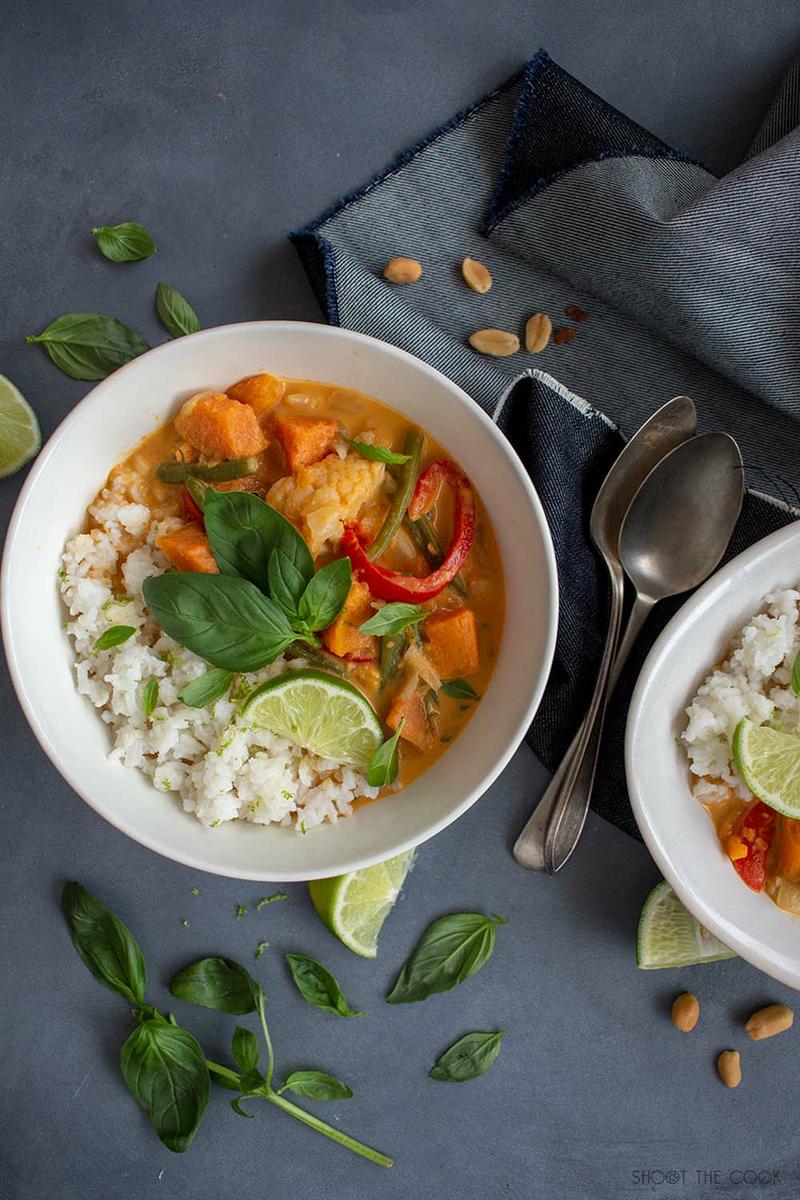Curry Rojo con Verduras