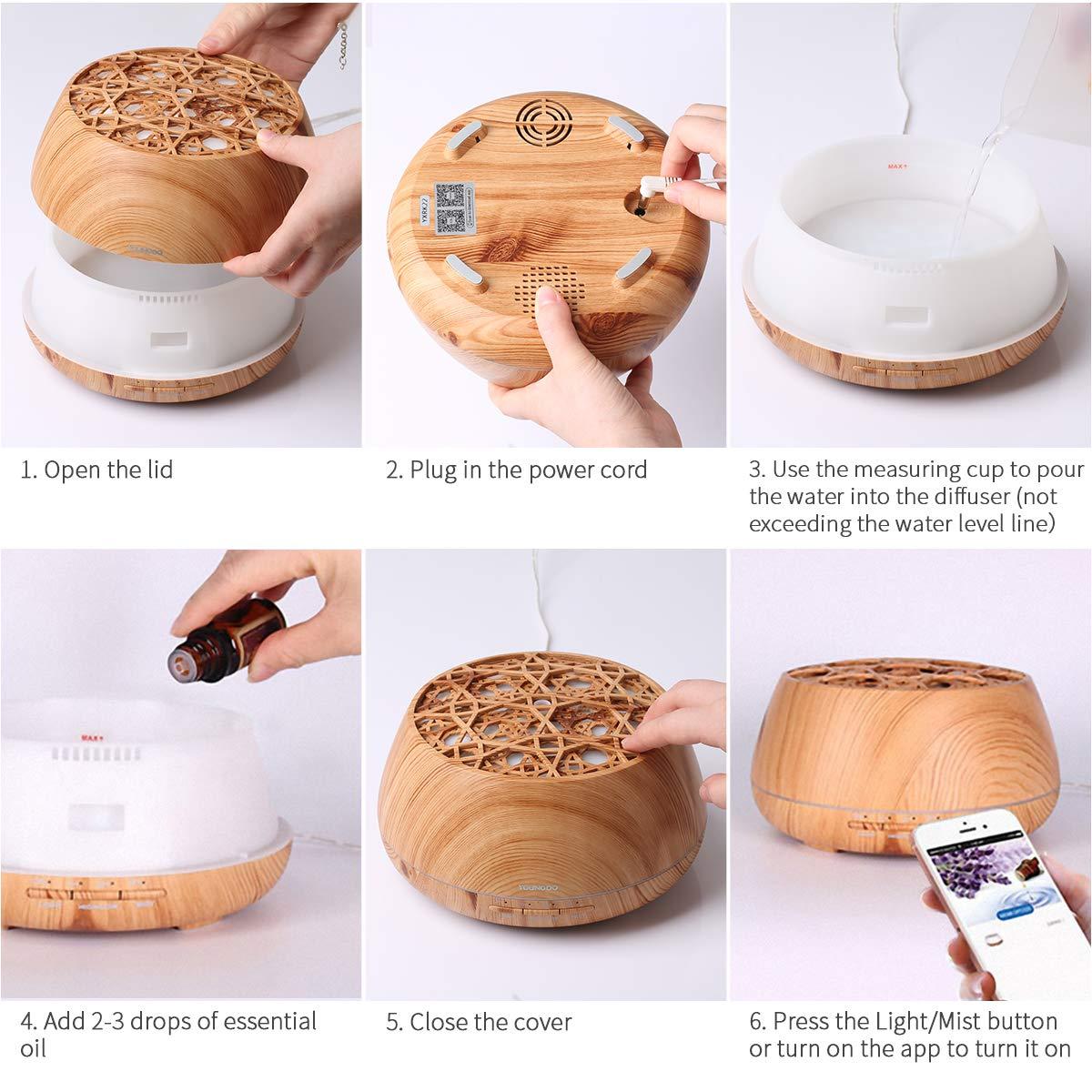 Difusor de aceite con bluetooth Youngdo