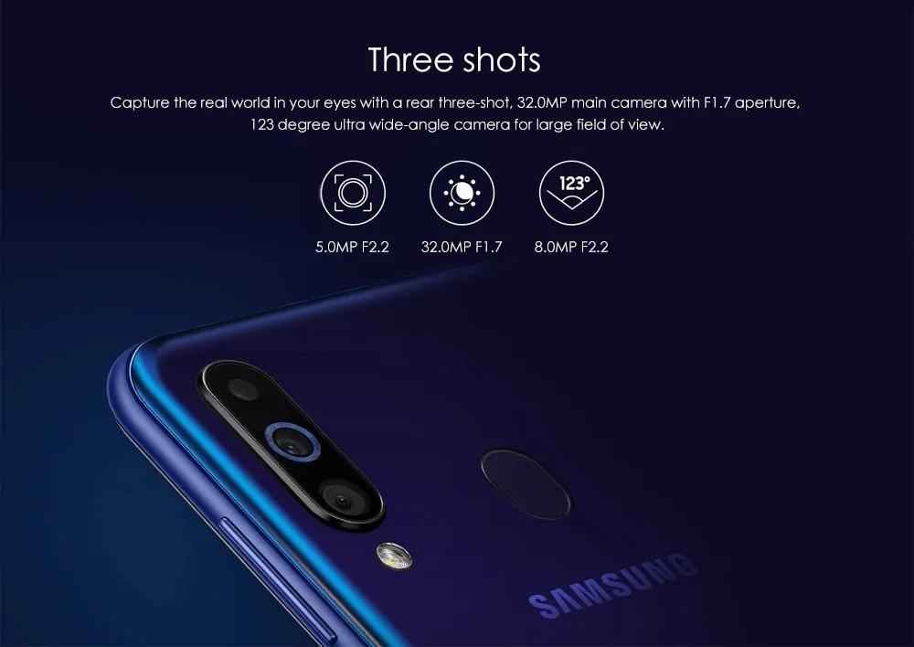 Samsung Galaxy A60, cámaras