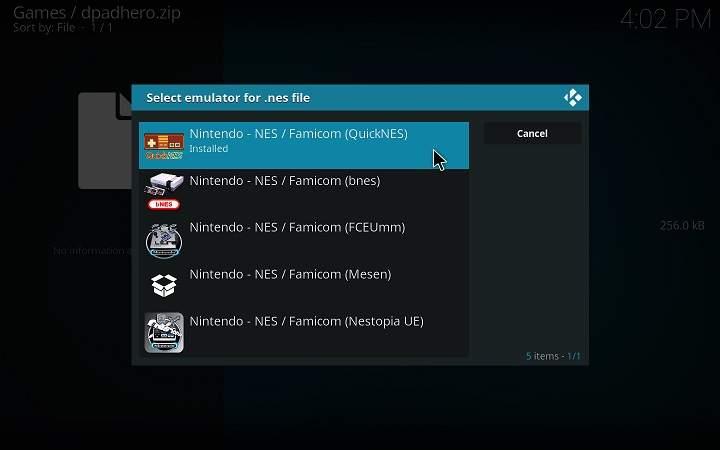 Cómo jugar a juegos en KODI mediante emulador y ROMs desde PC móvil tablet o Android TV Box