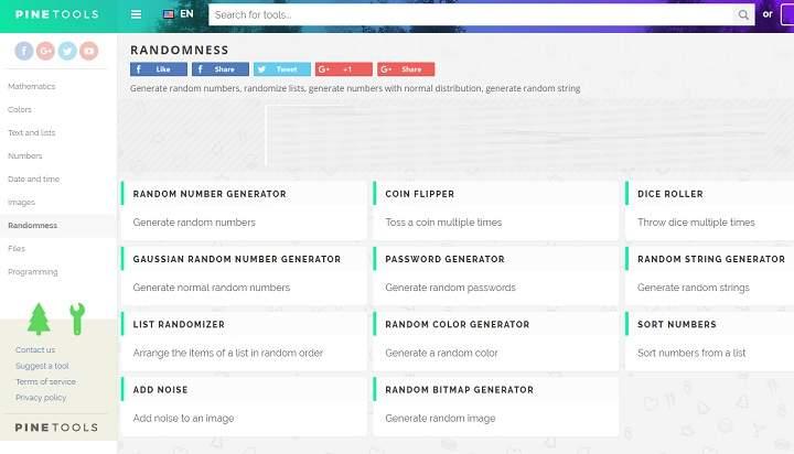Herramientas web online gratis para hacer tareas de matematicas, cambiar colores, modificar textos, números, fechas y horas, imágenes, números al azar, programacion y separar y juntar archivos