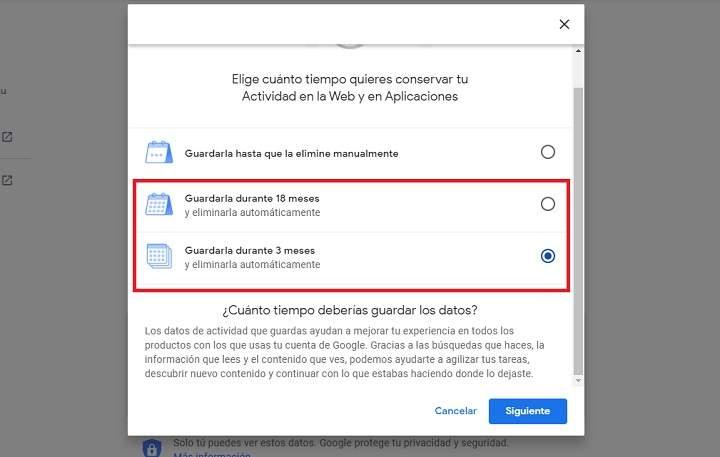 Borrar datos personales de las webs que visitas cookies y actividad en apps automáticamente