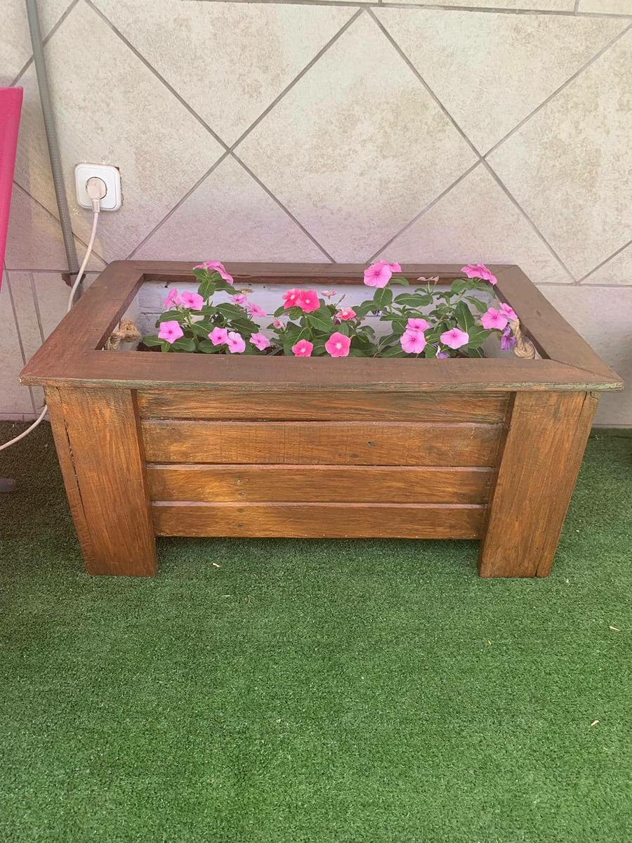 jardinera con palets