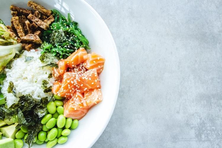 poke bowl salmon