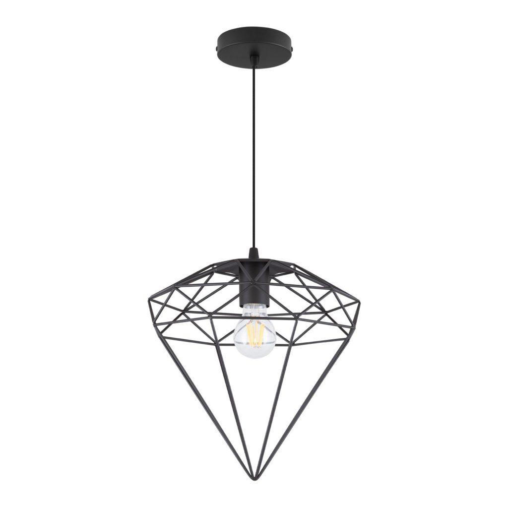 lámparas de estilo industrial para un dormitorio farmhouse